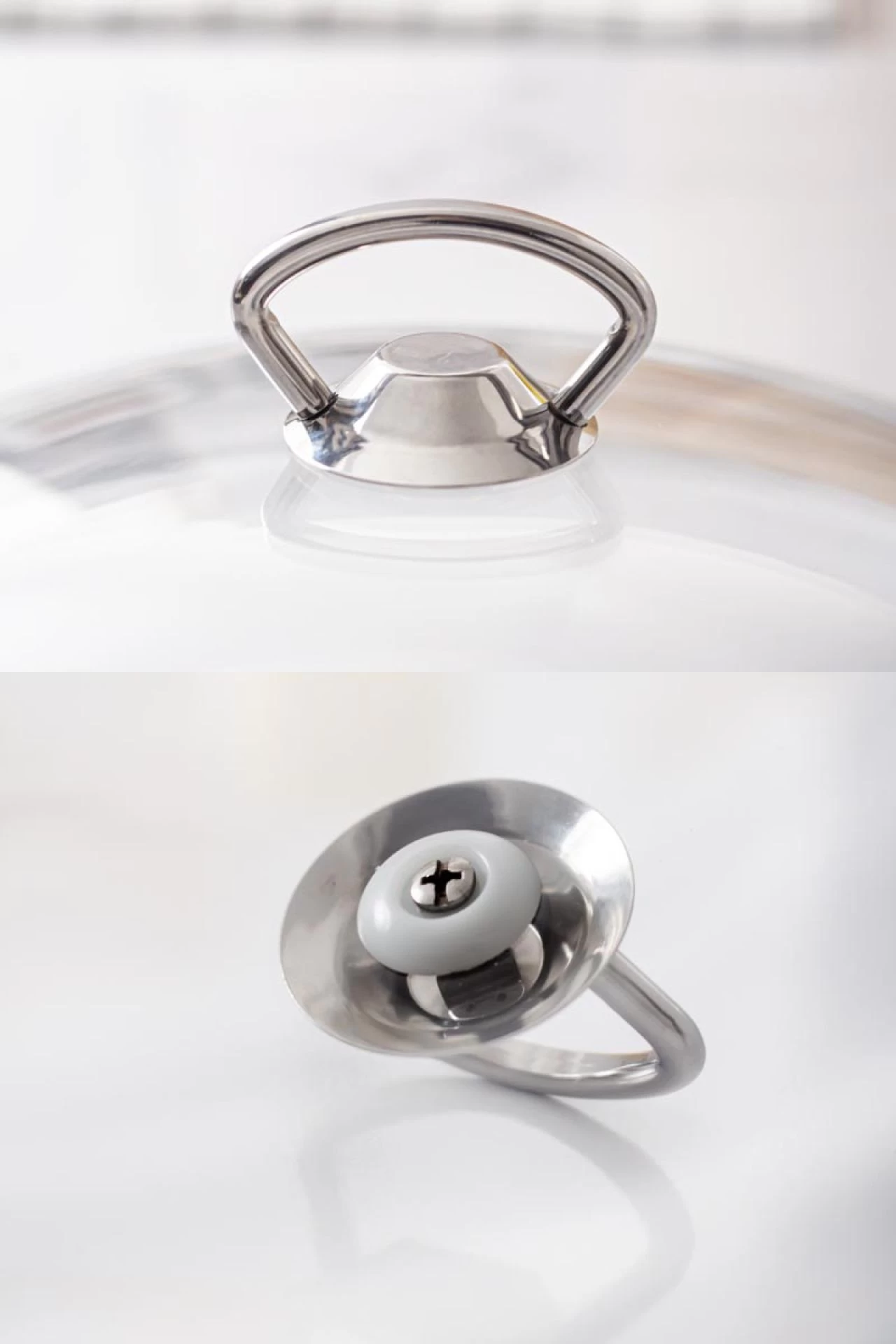 26 Cm Tencere & Tava & Sahan Için Metal Kulplu Cam Kapak (tÜm Tencerelere Uyumludur)