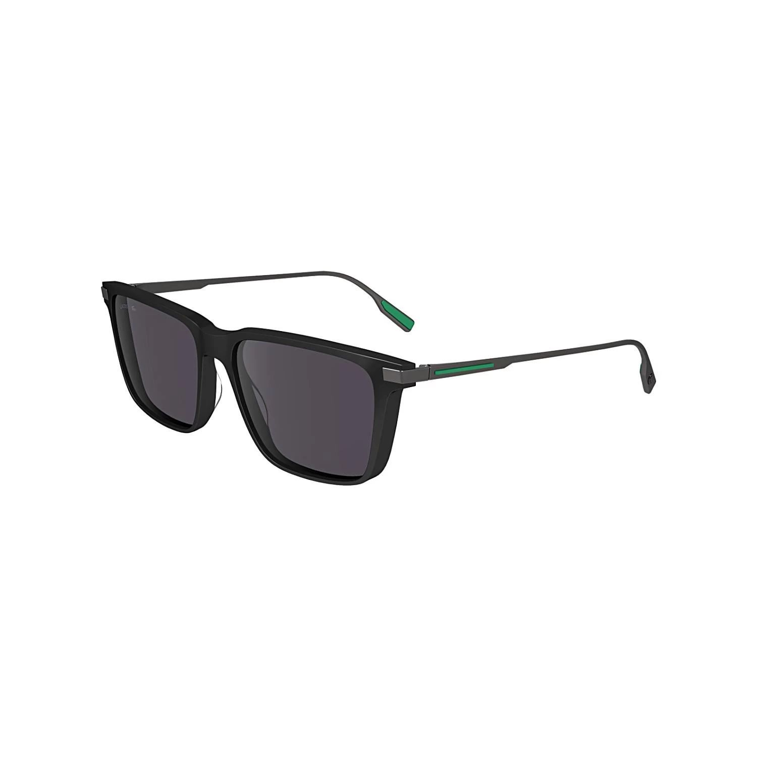 Lacoste L6017s 001 55 Unisex Dikdörtgen Siyah Kemik Güneş Gözlüğü