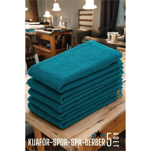 Transformacion Havlu Seti Kuaför Berber Spor Spa Salon Havlusu Mikrofiber YeŞİl 720726