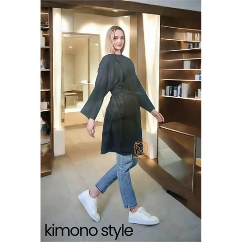 Modacar Kuaför Salon Önlüğü Kimono Tip
