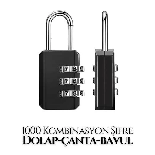 Modacar Şifreli Mini Dolap Çanta Bavul Kilidi 20mm