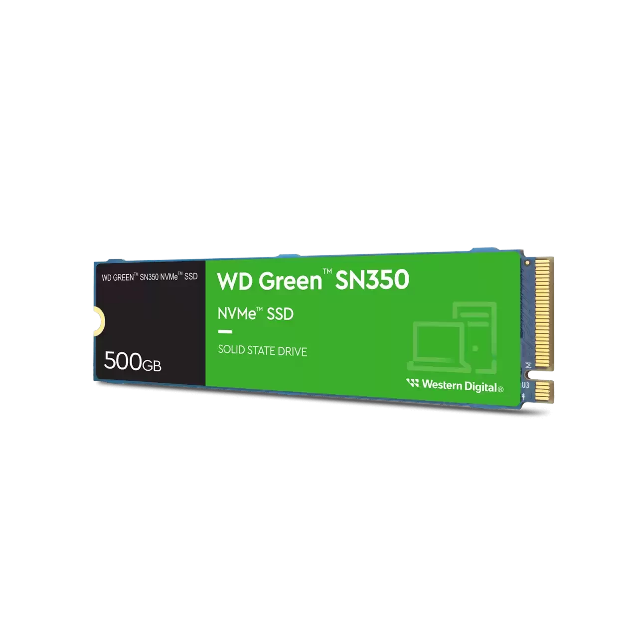 500gb Wd Green Sn350 M.2 Nvme 2400/1500mb/s Wds500g2g0c Ssd