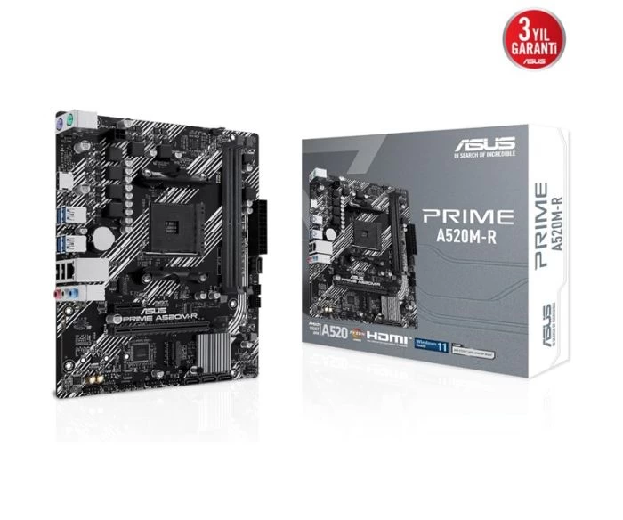 Asus Prime A520m-r Ddr4 4600mhz Matx Am4