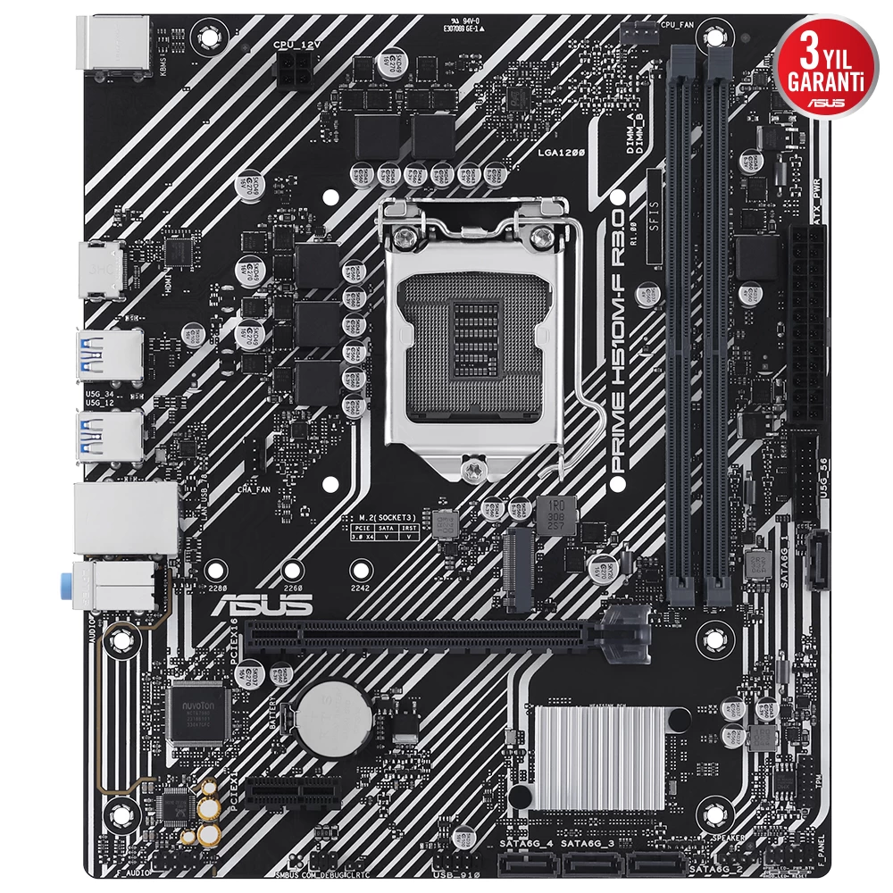 Asus Prime H510m-f R3.0 Intel H470 Lga1200 Ddr4