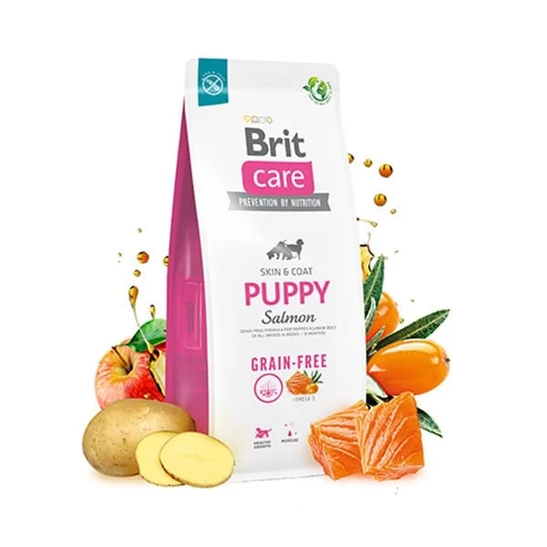 Brit Care Puppy Tahılsız Skin  Coat  Somonlu Yavru Köpek Maması 12 Kg