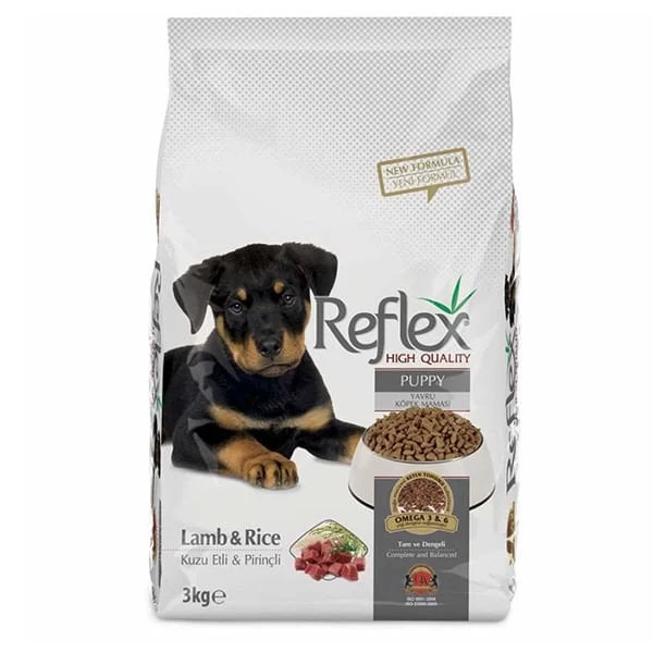 Reflex Puppy Kuzu Etli Yavru Köpek Maması 3 Kg