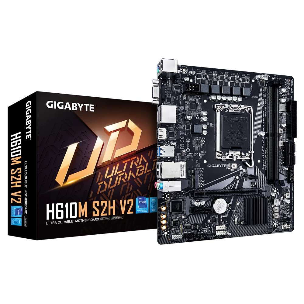 Gigabyte H610m S2h V2 Ddr5 5600mhz D-sub Hdmi Dp Matx 1700p