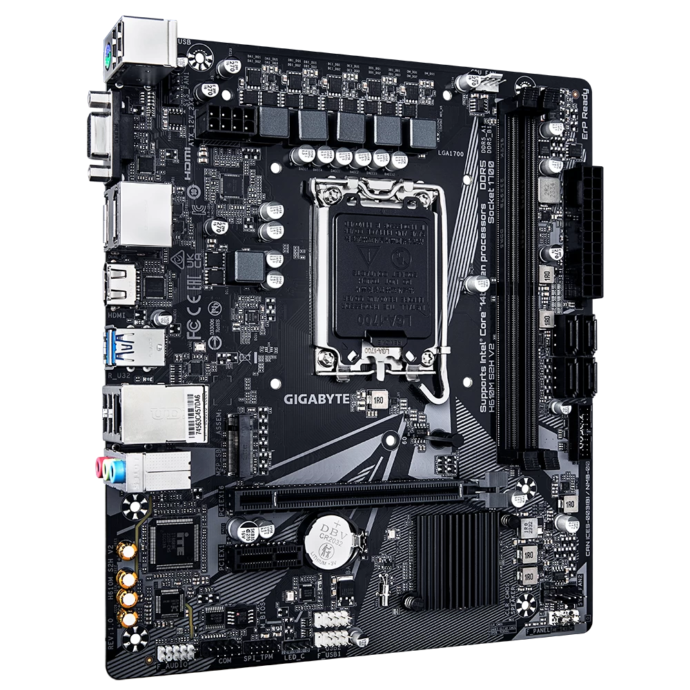 Gigabyte H610m S2h V2 Ddr5 5600mhz D-sub Hdmi Dp Matx 1700p