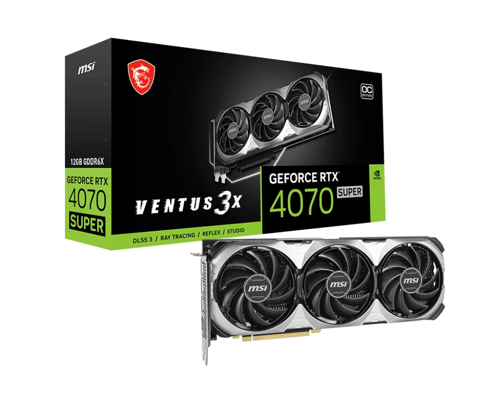 Msi Geforce Rtx 4070 Super Ventus 3x 12g Oc