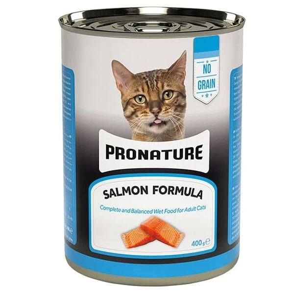 Pronature Tahılsız Somonlu Ezme Yetişkin Konserve Kedi Maması 400 Gr