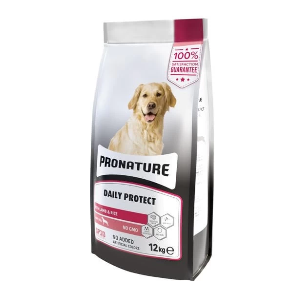 Pronature Daily Adult Kuzu Etli Ve Pirinçli Yetişkin Köpek Maması 12 Kg