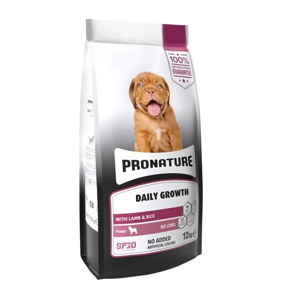 Pronature Daily Puppy Küçük Irk Kuzu Etli Yavru Köpek Maması 12 Kg