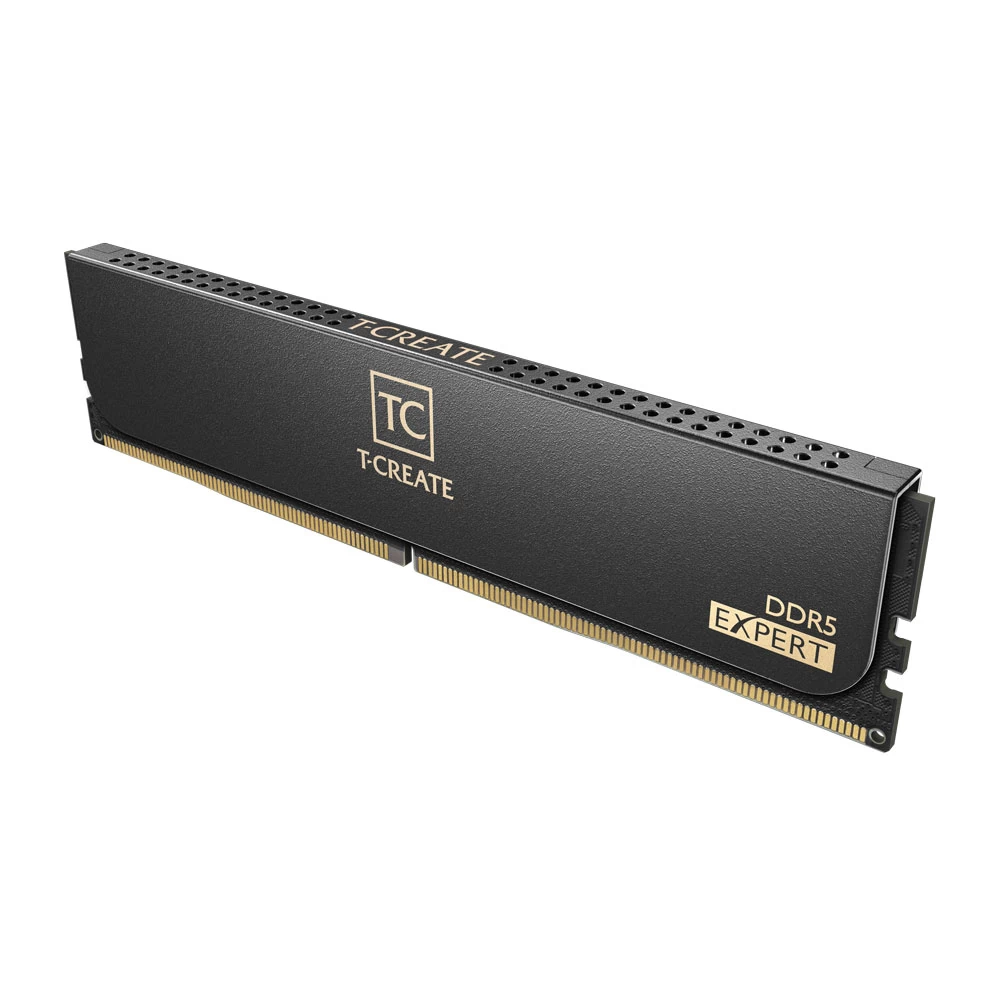 Team T-create Expert Black 32gb(2x16gb) 6000mhz Cl38 Ddr5 U-dimm Ram (ctced532g6000hc38adc01)