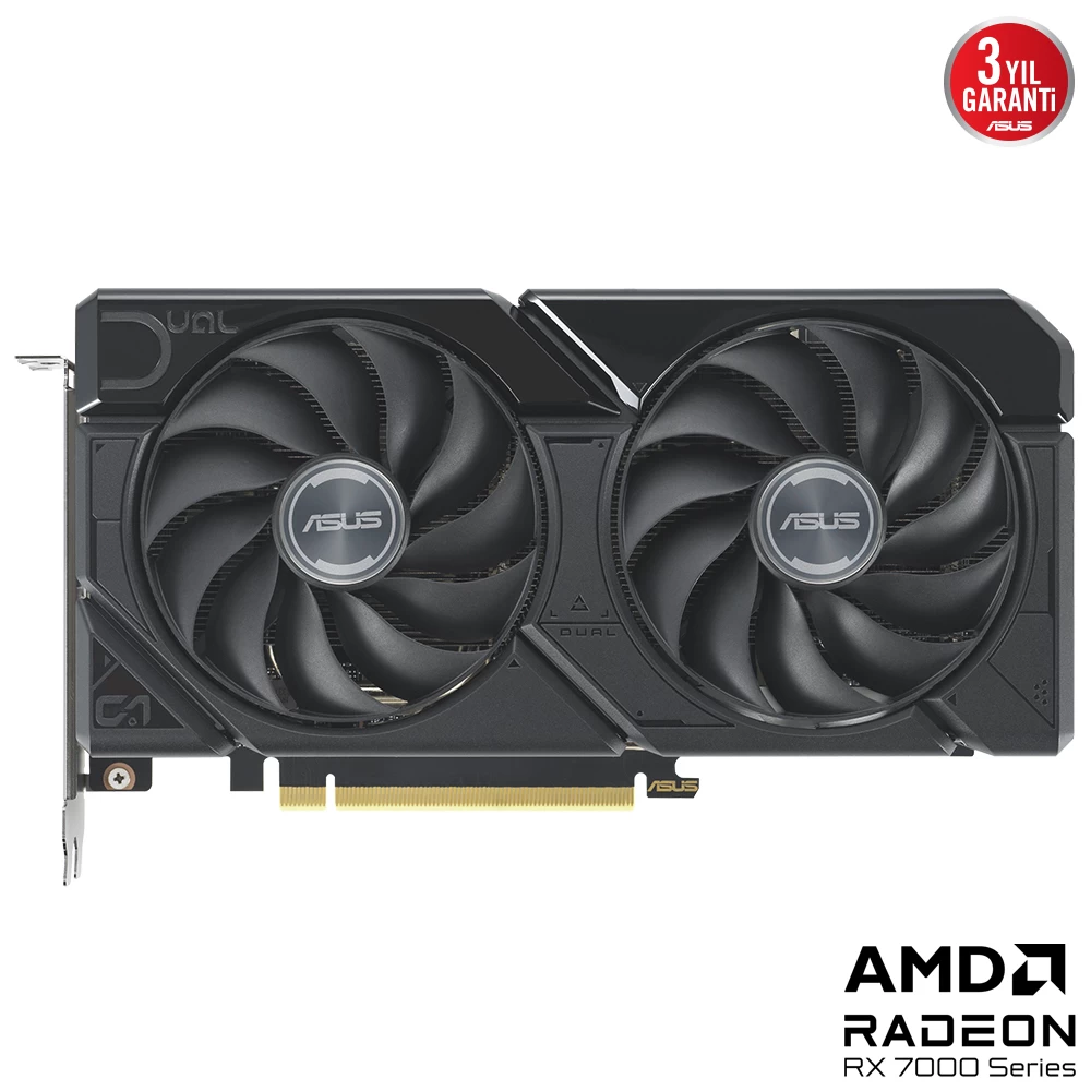 Asus Dual-rx7600xt-o16g 16gb Gddr6 Hdmi Dp 128bİt