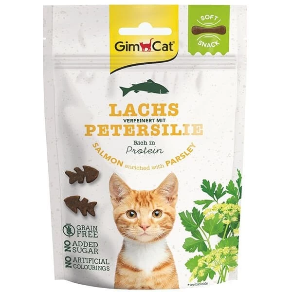 Gimcat Tahılsız Somon Ve Maydonozlu Kedi Ödül Bisküvisi 60 Gr