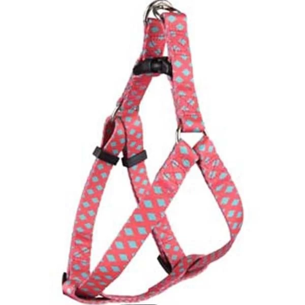 Flamingo Üçgen Sue Köpek Göğüs Tasması Pembe/yeşil 30-40 Cm