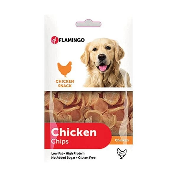 Flamingo Hapki Tavuk Cips Köpek Ödül Maması 85 Gr