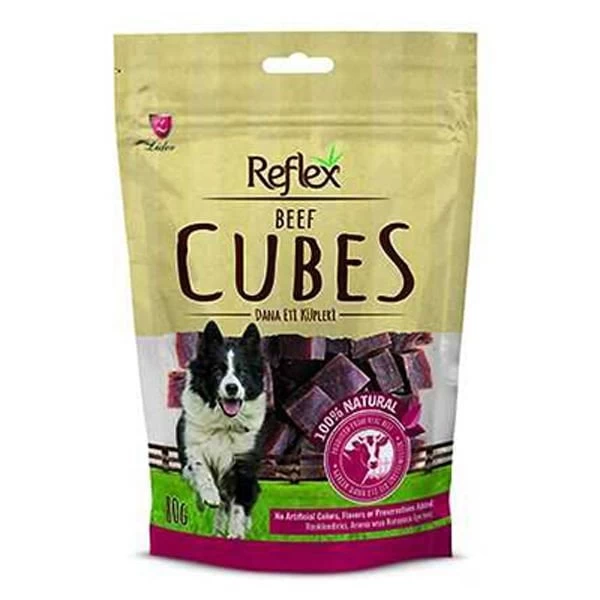 Reflex Beef Cube Biftek Küp Doğal Köpek Ödül Maması 80 Gr