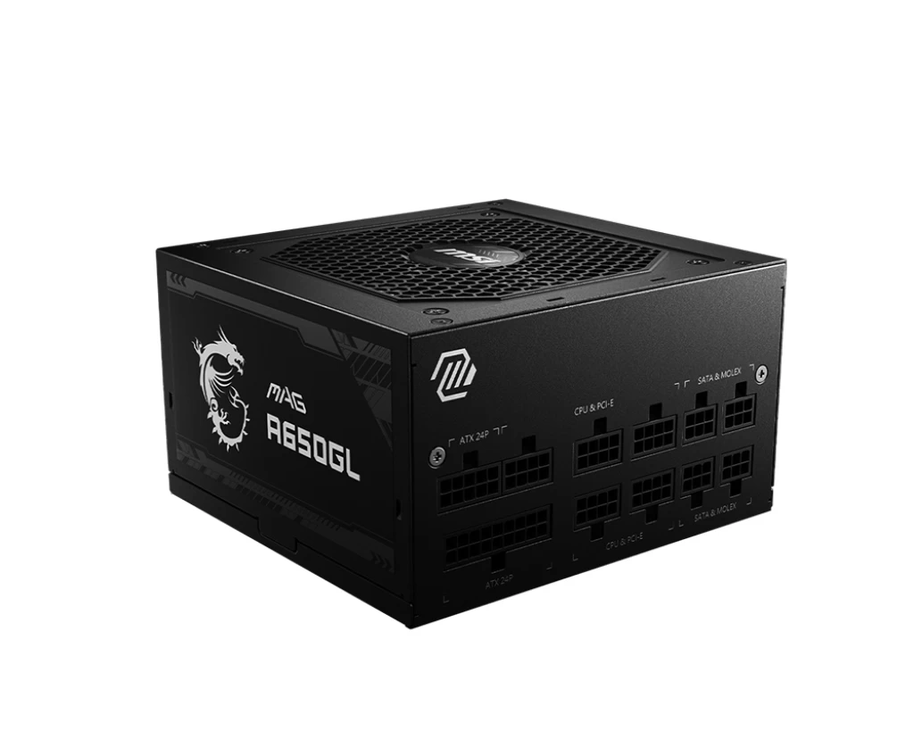 Msi Mag A650gl 650w 80+gold Power Supply