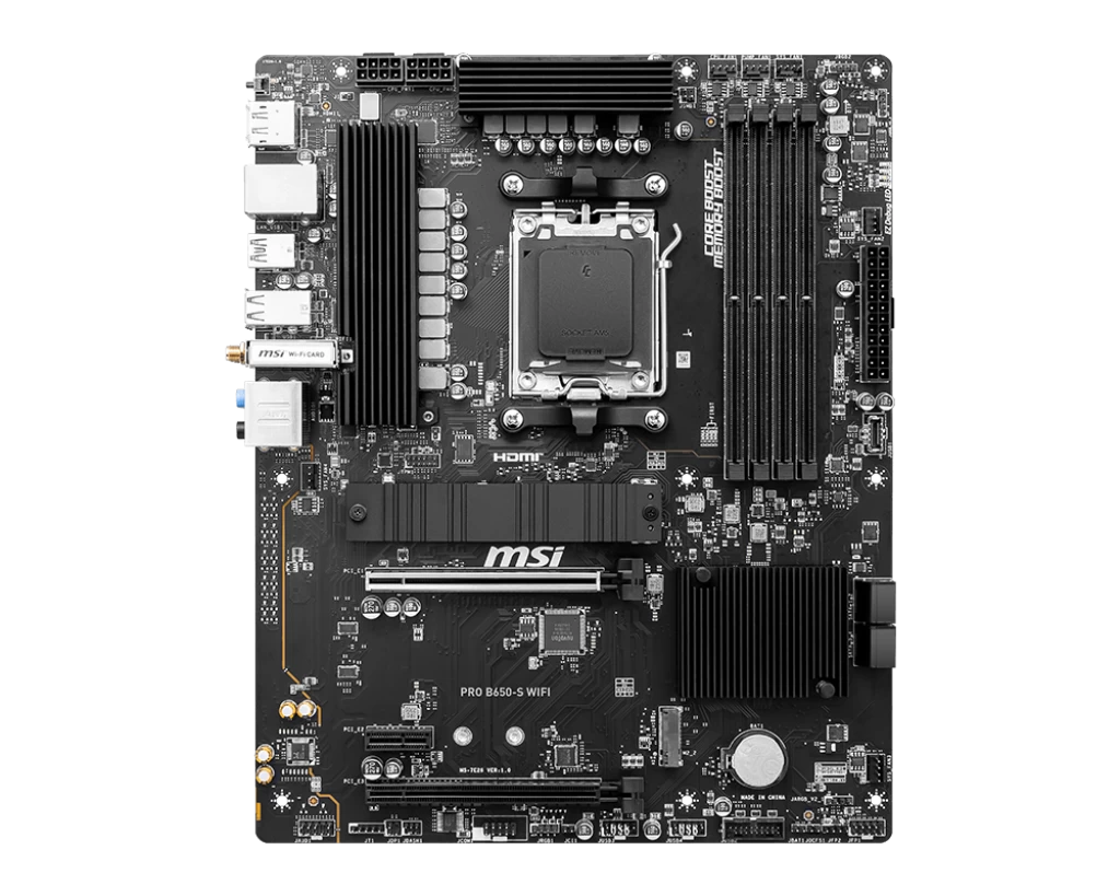 Msi Pro B650-s Wifi Ddr5 7200(oc)mhz Hdmi Dp M.2 Atx Am5