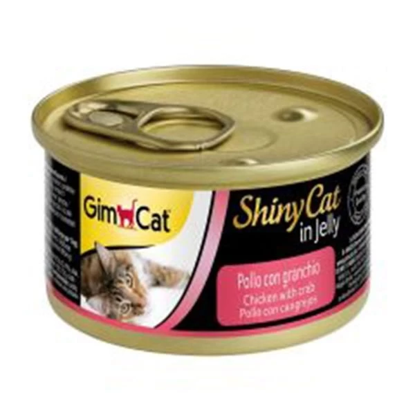 Gimcat Shinycat Tavuklu Yengeçli Konserve Kedi Maması 70 Gr