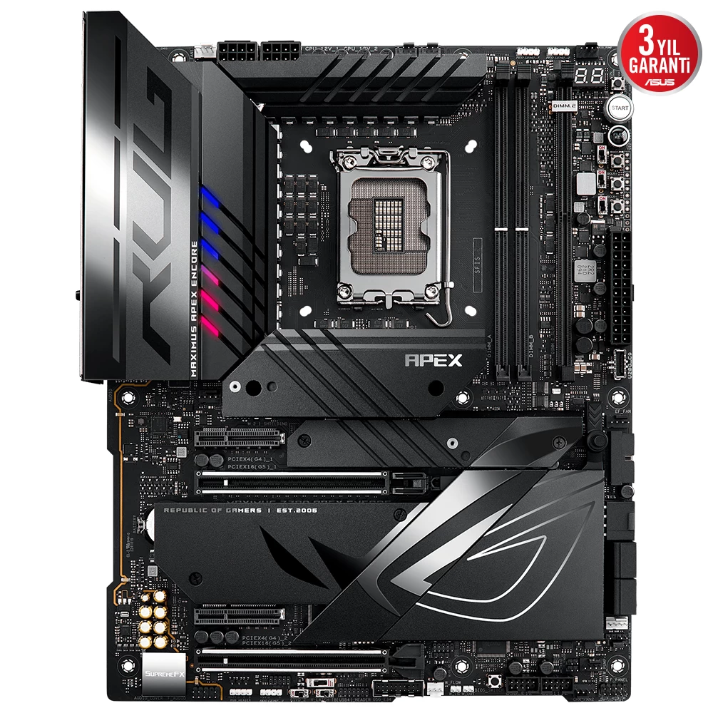 Asus Rog Maximus Z790 Apex Encore Ddr5 5xm2 Usb3.2 Wifi 7 Rgb Lan Atx 1700p