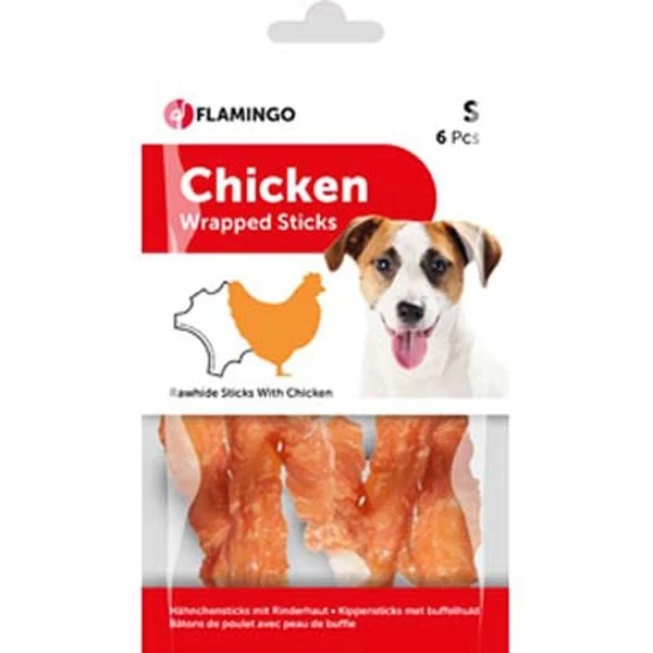 Flamingo Tavuklu Köpek Ödül Çubuğu 12 Cm 70 Gr