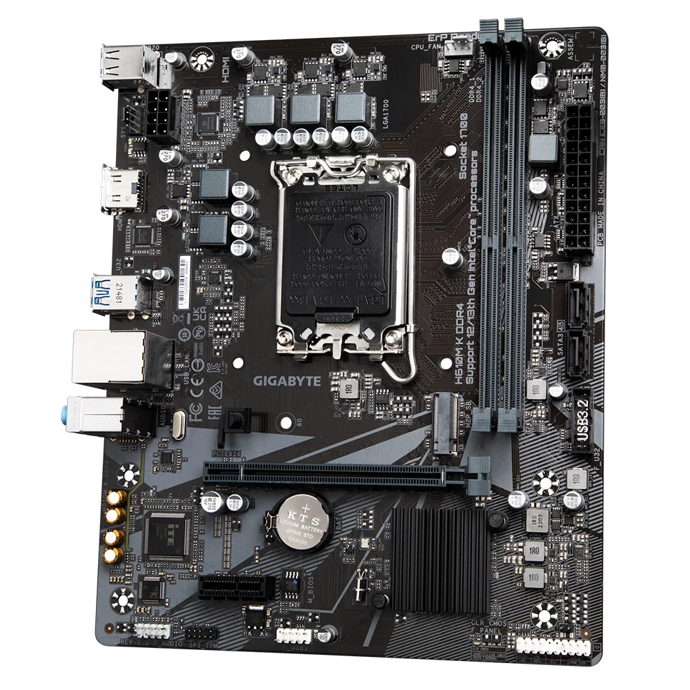 Gigabyte H610m K 3200mhz M.2 Matx 1700p