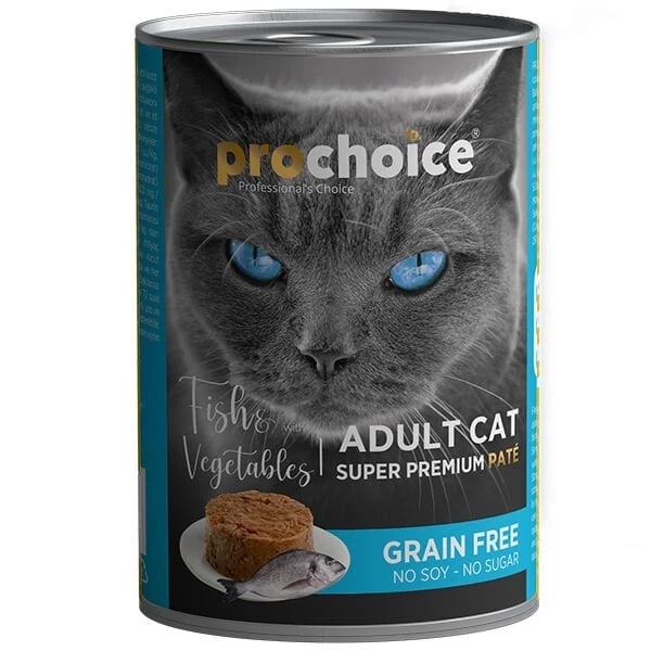 Pro Choice Adult Balık Ve Sebzeli Yetişkin Konserve Kedi Maması 400 Gr