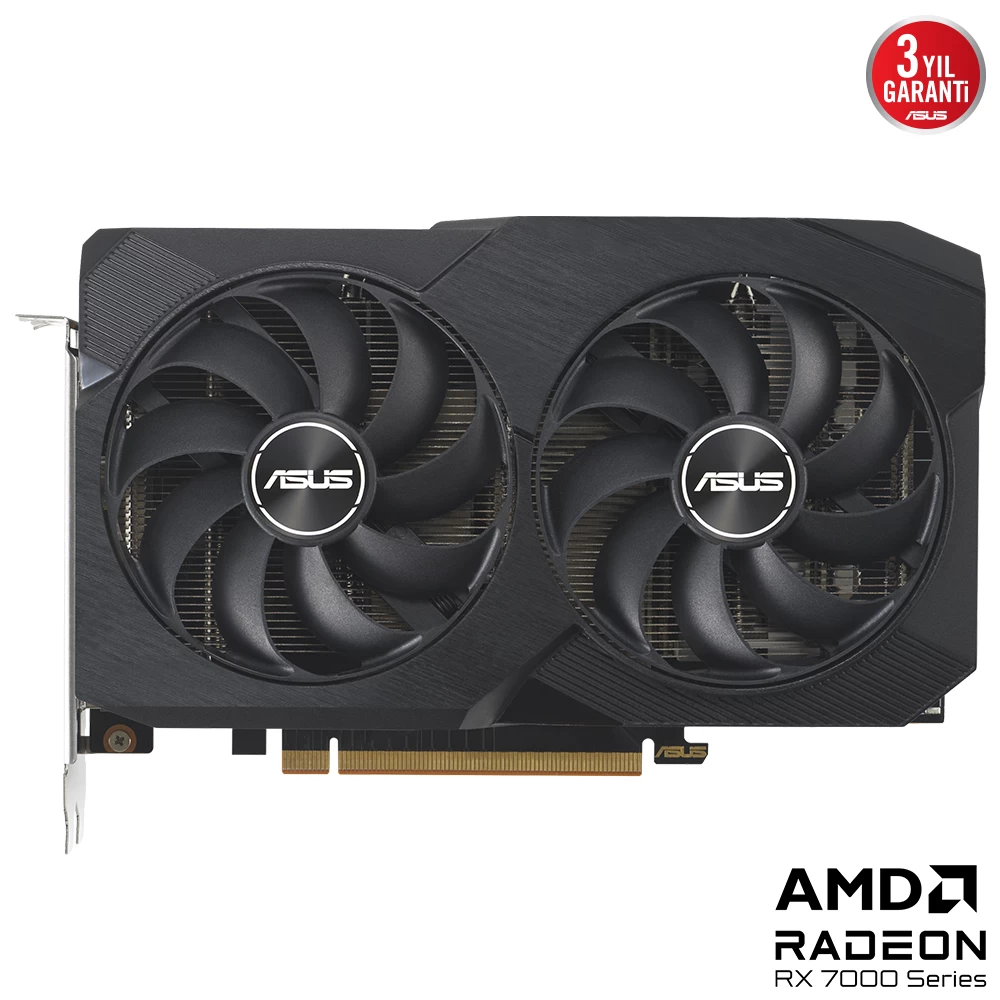 Asus Dual-rx7600-o8g-v2 8gb Gddr6 Hdmi Dp 128bit