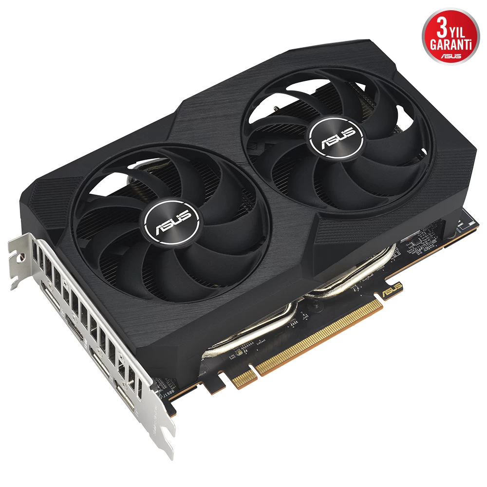 Asus Dual-rx7600-o8g-v2 8gb Gddr6 Hdmi Dp 128bit