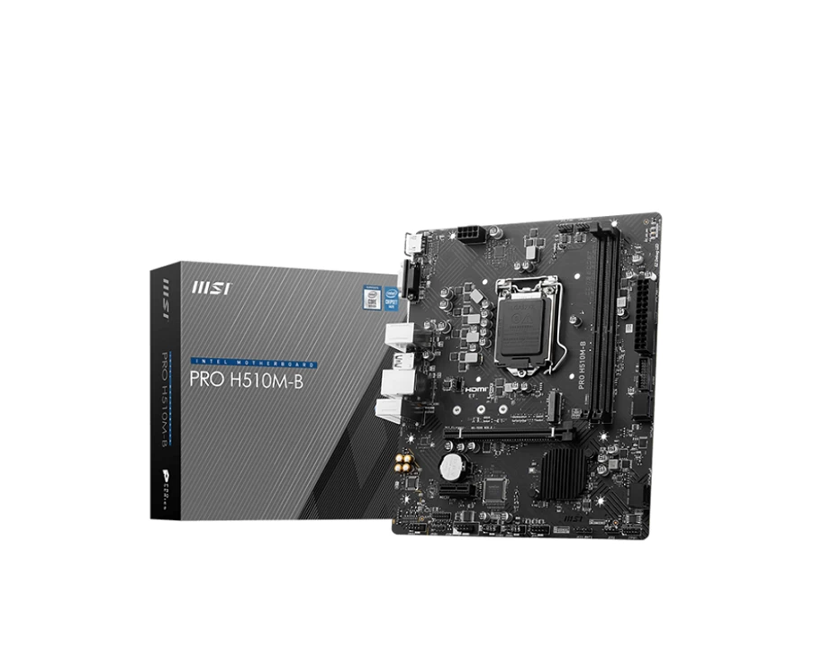 Msi Pro H510m-b 2933mhz Ddr4 M.2 Usb3.2 Matx 1200p