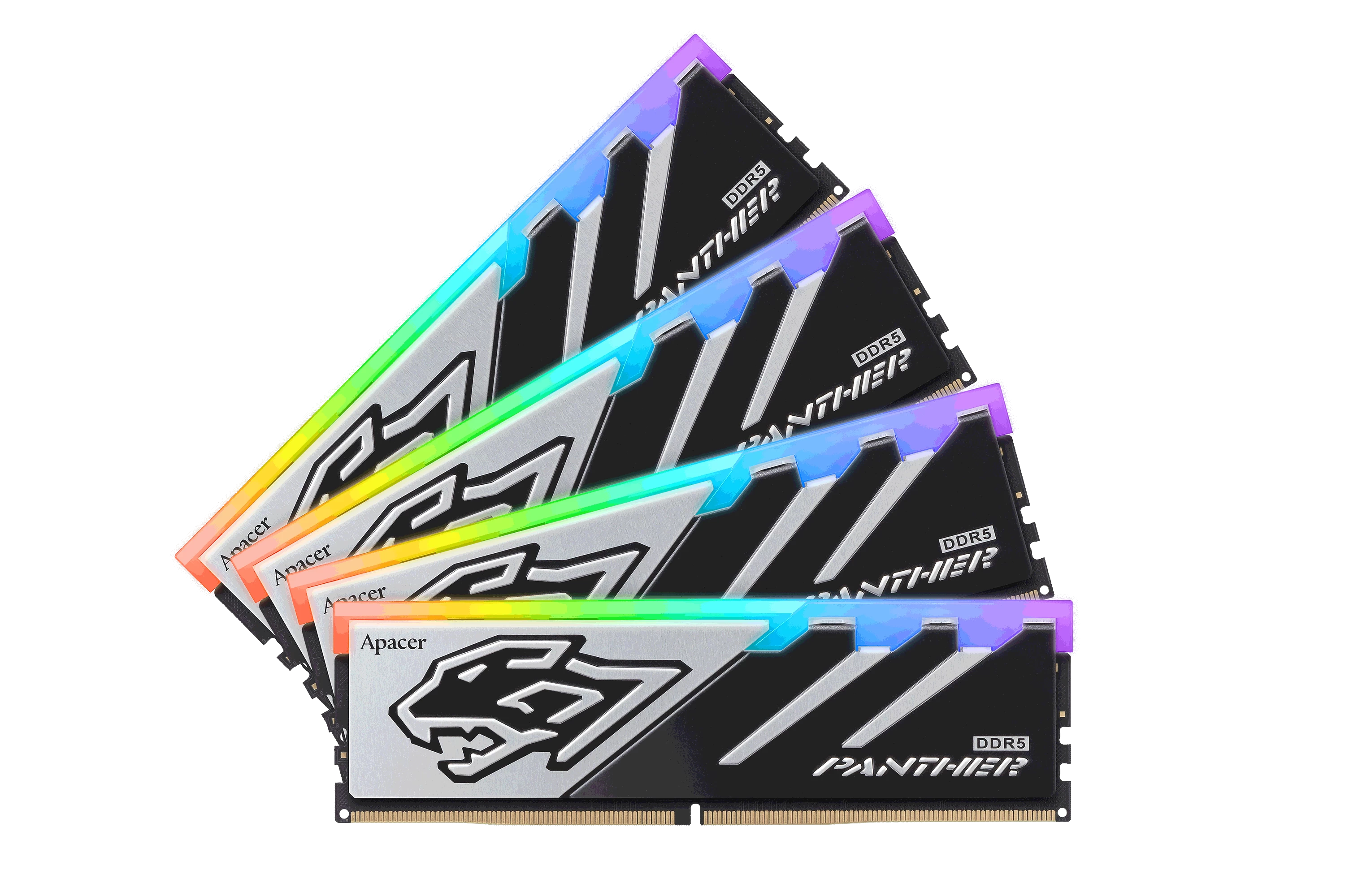 Apacer Panther Rgb 32gb (2x16gb) 5600mhz Cl40 Ddr5 Gaming Ram (ah5u32g56c5229baa-2)