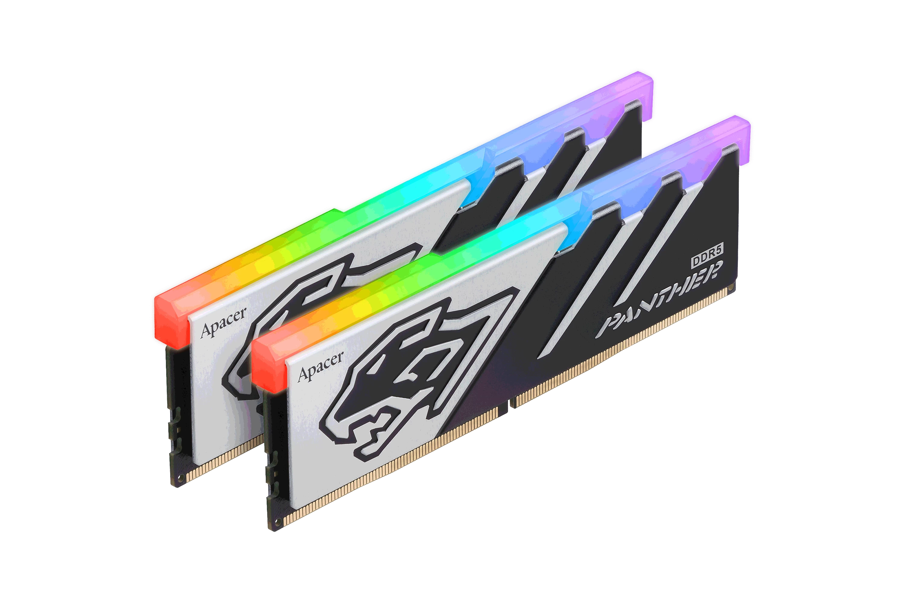 Apacer Panther Rgb 32gb (2x16gb) 5600mhz Cl40 Ddr5 Gaming Ram (ah5u32g56c5229baa-2)