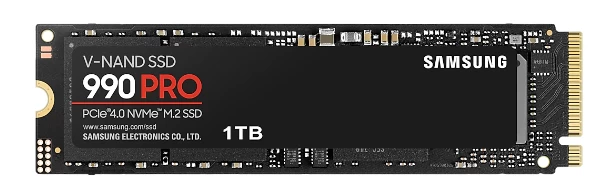 1tb Samsung 990 Pro 7450/6900mb/s M.2 Nvme Mz-v9p1t0bw