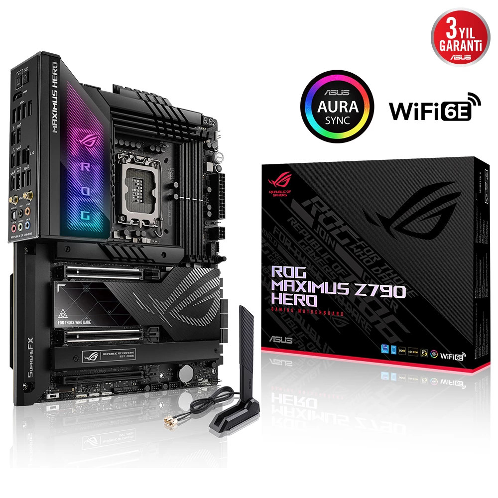 Asus Rog Maximus Z790 Hero 7800 Mhz M.2 Atx 1700p