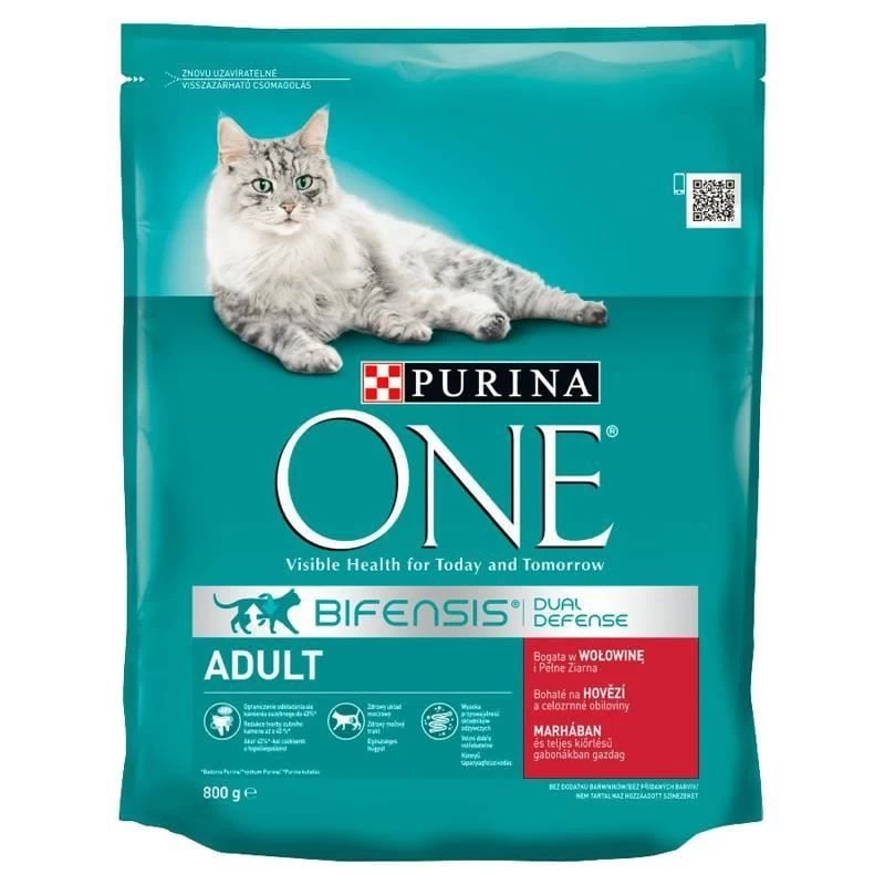 Purina One Sığır Etli Yetişkin Kedi Maması 800 Gr