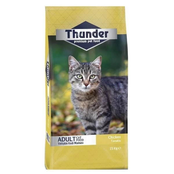 Thunder Tavuklu Yetişkin Kedi Maması 15 Kg