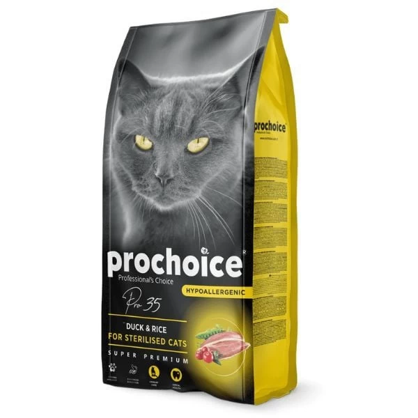 Prochoice Cat Pro 35 Sterilized Ördek Ve Pirinçli Kısır Kedi Maması 2 Kg