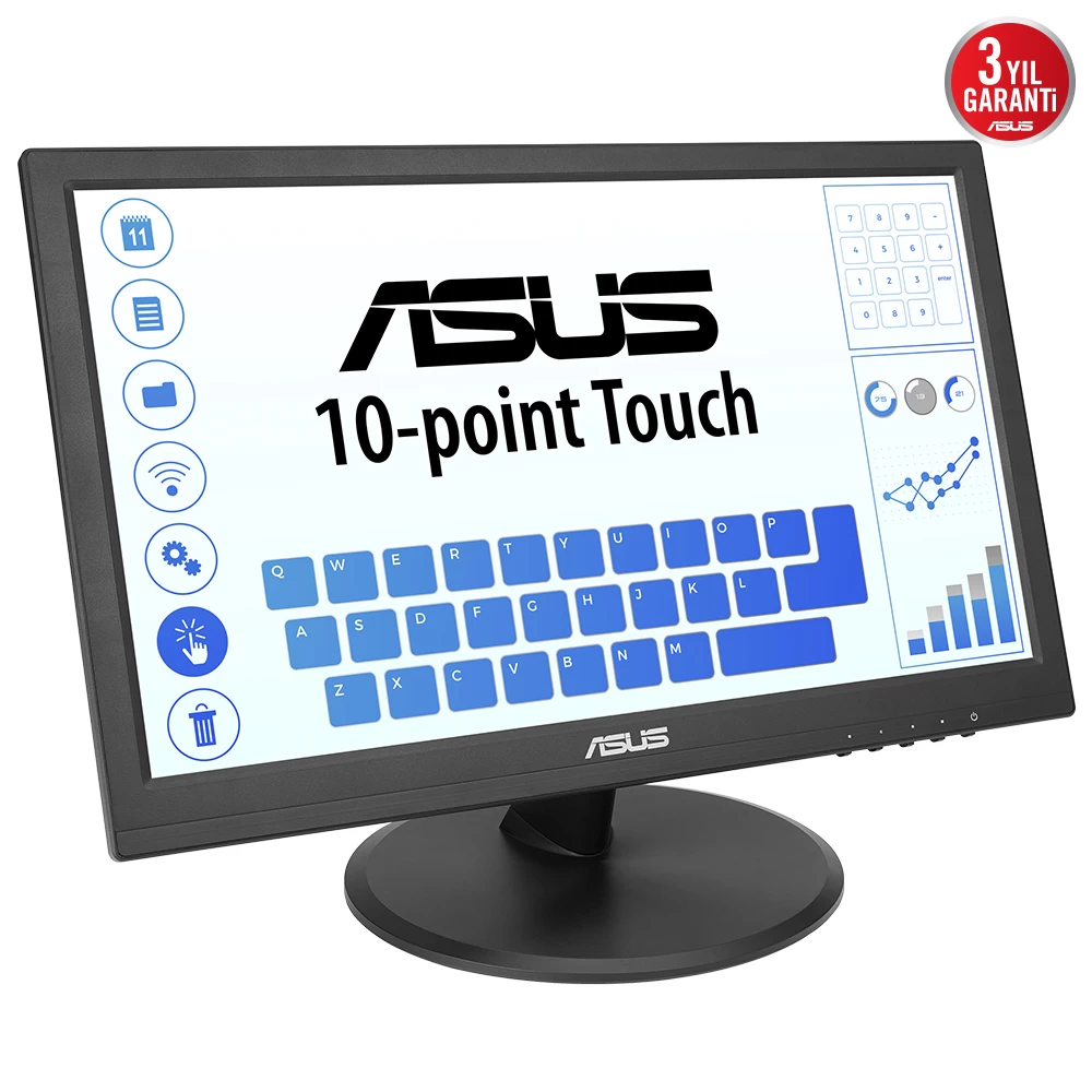 15.6 Asus Vt168hr Tn Hd 5ms 60hz Hdmi Vga Dokunmatİk