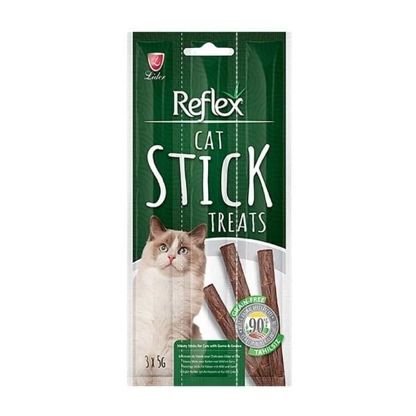 Reflex Kaz Ve Av Hayvanlı Stick Kedi Ödül Maması 3 Adet 5 Gr