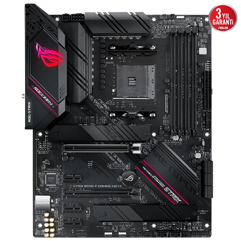 Asus Rog Strix B550-f Gaming Wi-fi Ii 5100mhz(oc) Ddr4 M.2 Dp Am4