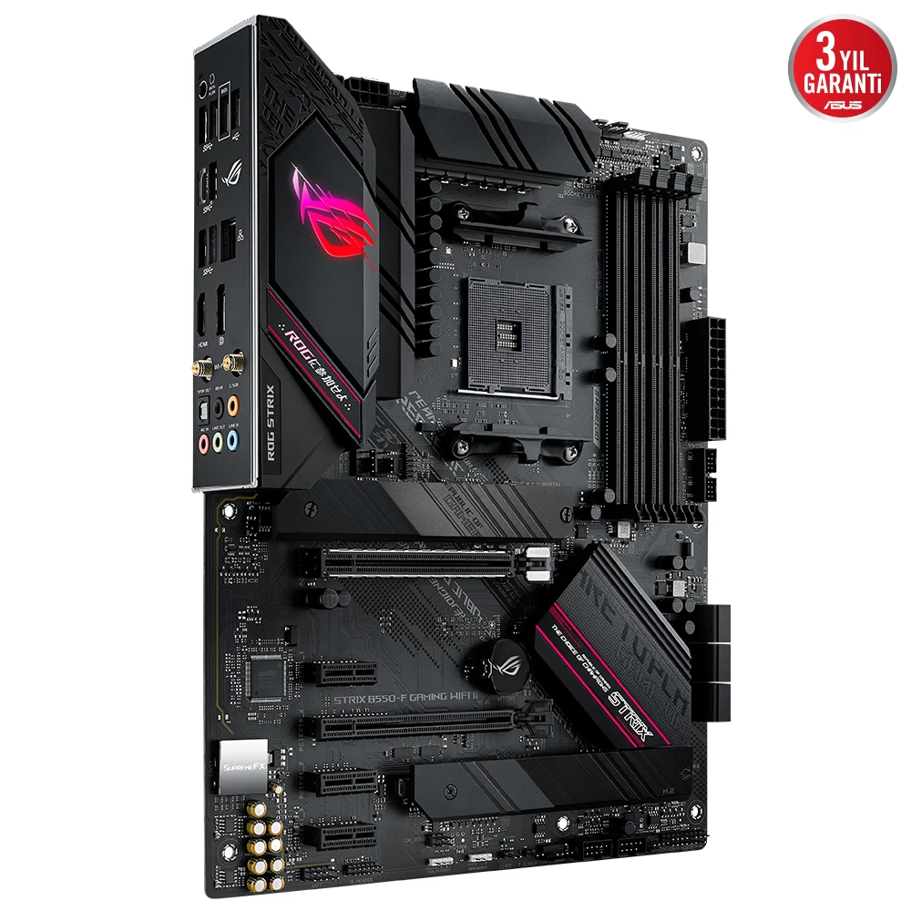 Asus Rog Strix B550-f Gaming Wi-fi Ii 5100mhz(oc) Ddr4 M.2 Dp Am4