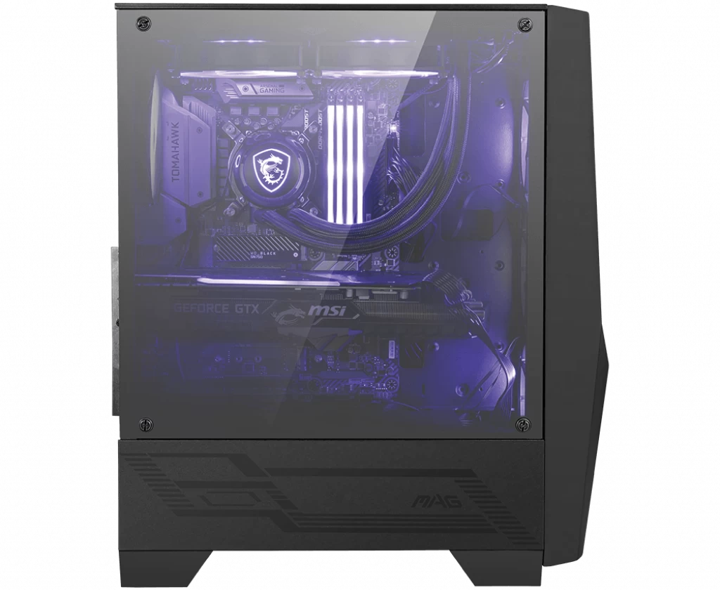 Msi Mag Forge 100m Temperlİ Cam Atx Gaming Kasa