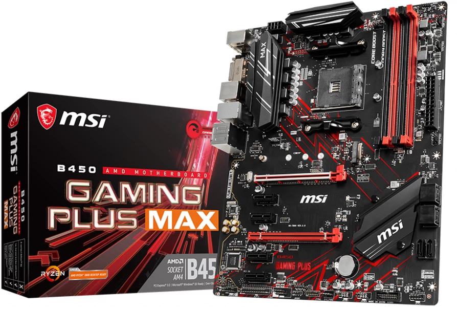 Msi B450 Gaming Plus Max Am4 Ddr4 3466(oc)dvi Hdmi Usb3.2 Atx