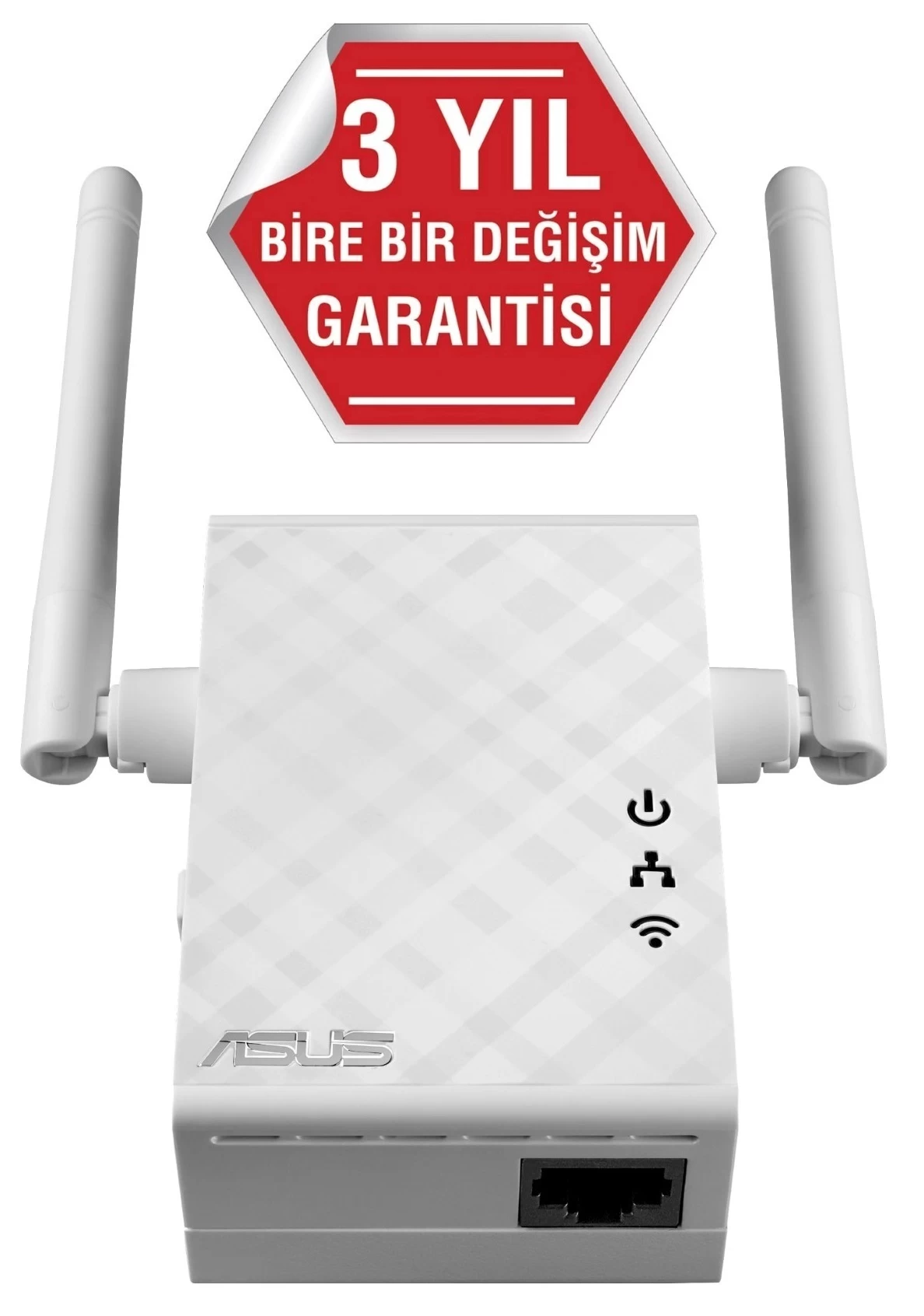 Asus Rp-n12 300mbps Prİz Tİpİ Menzİl GenİŞletİcİ