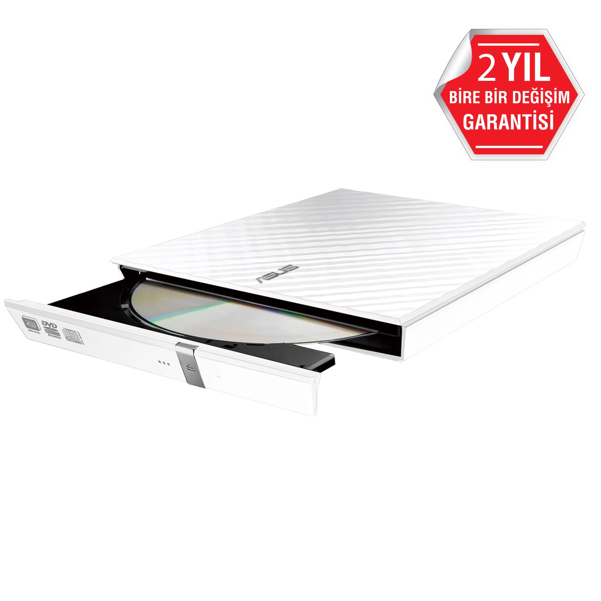 Asus Dvd Sdrw-08d2s-u Lite Slim Usb 2.0 Beyaz