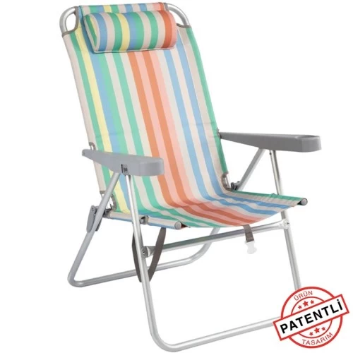 Sunny 5 Kademeli Alüminyum Kamp Ve Plaj Sandalyesi