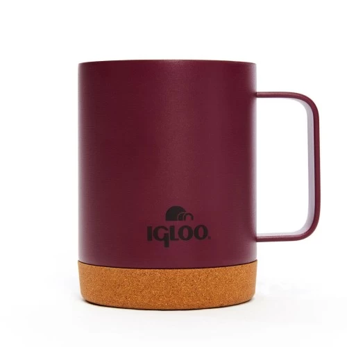 Igloo Cork Mug 350ml-kirmizi