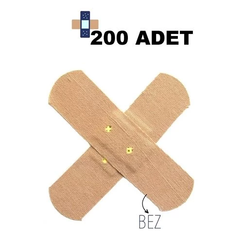 Modacar 200 Adet Bez Yara Bandı Cansın  718405 Toptan Paket